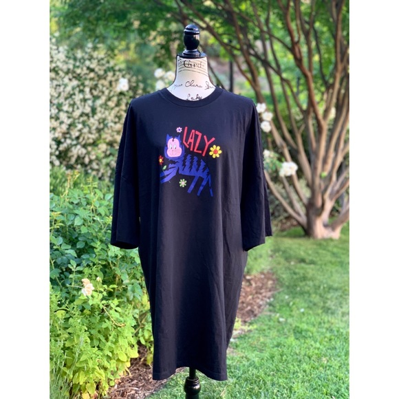 🆕LAZY OAF 👀|| Lazy Cat T-Shirt Dress - Picture 5 of 15